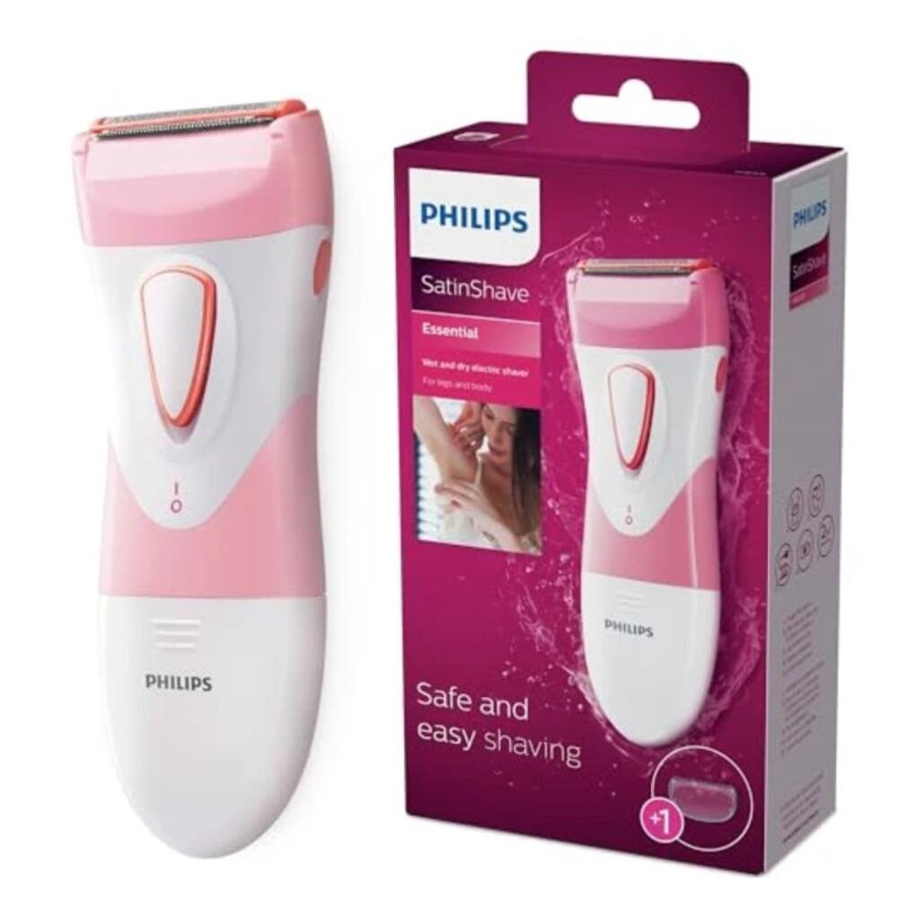 Philips SatinShave Essential Women’s Wet & Dry Electric Shaver, Legs & Body, NWT